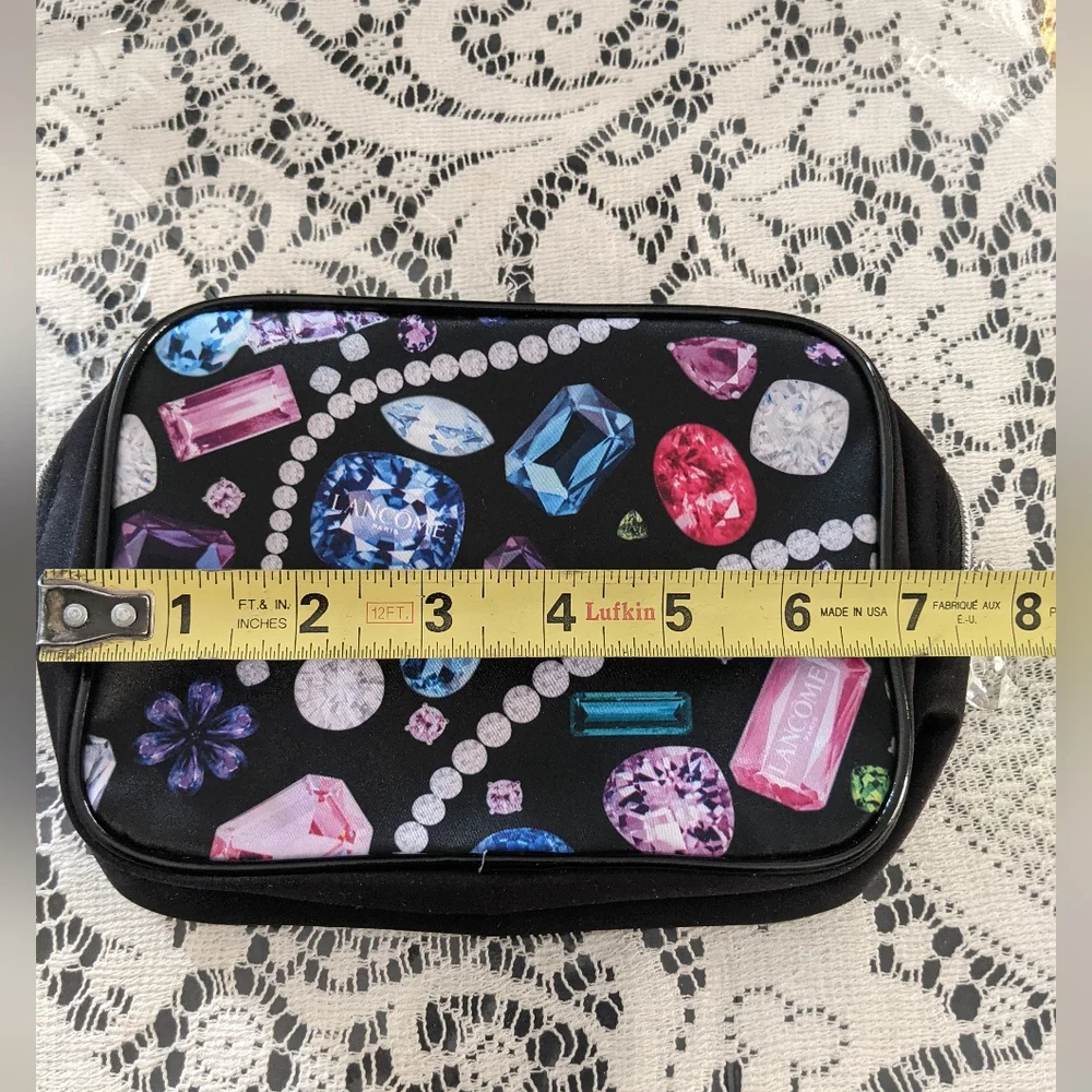 Vintage Rare Retro Lancome Cosmetic Makeup Travel Bag Pouch Coquette Gift